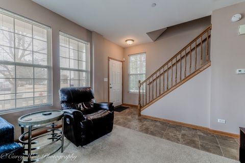 Tiny photo for 201 Barrett Drive #A, Yorkville, IL 60560 (MLS # 12587463)