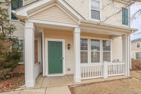 Tiny photo for 201 Barrett Drive #A, Yorkville, IL 60560 (MLS # 12587463)