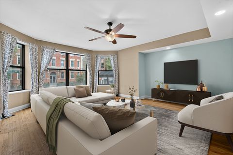 Tiny photo for 2735 N Kimball Avenue #4, Chicago, IL 60647 (MLS # 12464781)