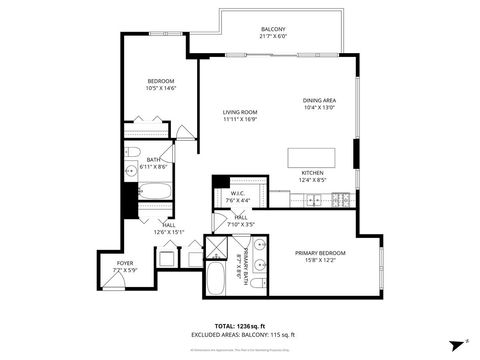 Tiny photo for 5 E 14TH Place #1705, Chicago, IL 60605 (MLS # 12588723)