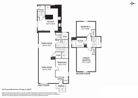 Tiny photo for 432 N Lawndale Avenue, Chicago, IL 60624 (MLS # 12502488)