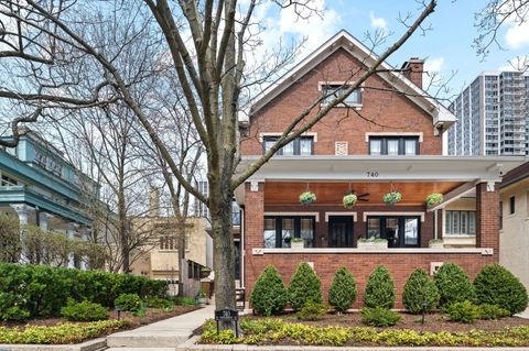 Tiny photo for 740 W Hutchinson Street, Chicago, IL 60613 (MLS # 12604489)