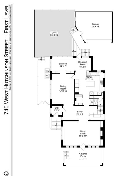 Tiny photo for 740 W Hutchinson Street, Chicago, IL 60613 (MLS # 12604489)