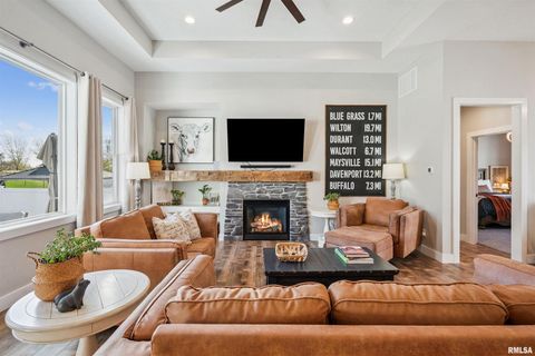 Tiny photo for 783 SWEET WOOD Lane, Blue Grass, IA 52726 (MLS # QC4268766)