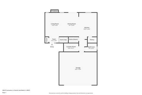 Tiny photo for 2562 N Lancaster Lane, Round Lake Beach, IL 60073 (MLS # 12729685)