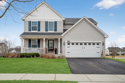 Photo of 584 Marcello Drive, Hampshire, IL 60140 (MLS # 12579639)