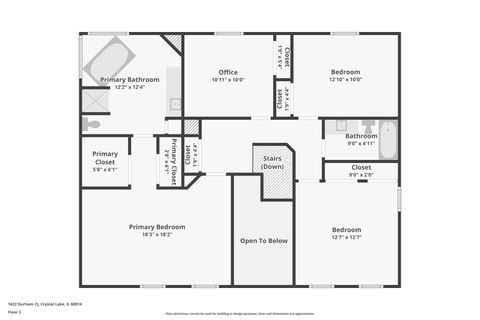 Tiny photo for 1622 DURHAM Court, Crystal Lake, IL 60014 (MLS # 12601019)