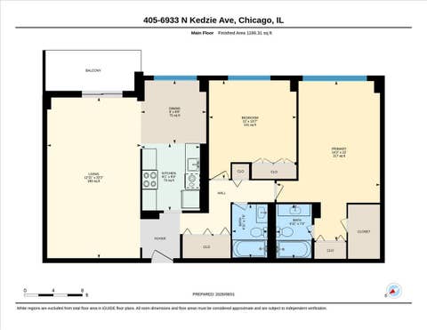Tiny photo for 6933 N Kedzie Avenue #405, Chicago, IL 60645 (MLS # 12720740)