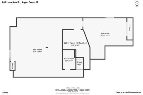 Tiny photo for 261 Hampton Road, Sugar Grove, IL 60554 (MLS # 12476304)