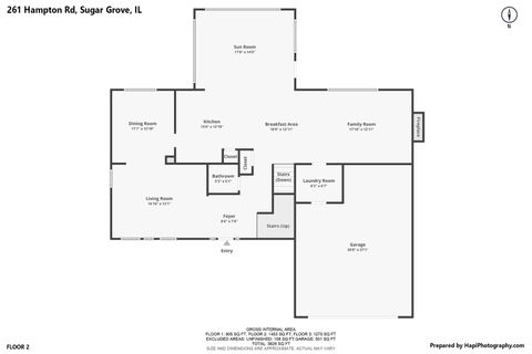 Tiny photo for 261 Hampton Road, Sugar Grove, IL 60554 (MLS # 12476304)