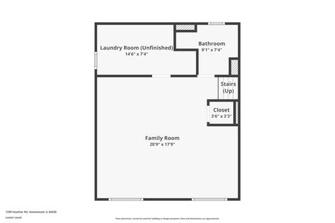 Tiny photo for 1339 Heather Road, Homewood, IL 60430 (MLS # 12568017)