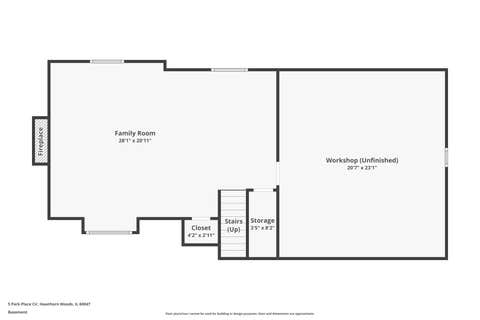 Tiny photo for 5 Park Place Circle, Hawthorn Woods, IL 60047 (MLS # 12734442)