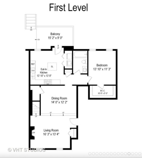 Tiny photo for 154 Leonard Wood South #213, Highland Park, IL 60035 (MLS # 12691082)