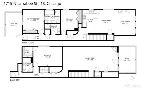 Tiny photo for 1715 N Larrabee Street #1S, Chicago, IL 60614 (MLS # 12451906)