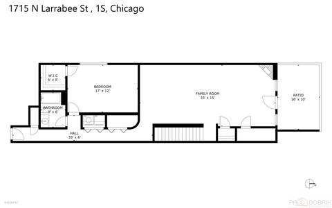 Tiny photo for 1715 N Larrabee Street #1S, Chicago, IL 60614 (MLS # 12451906)