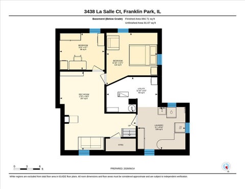 Tiny photo for 3438 La Salle Court, Franklin Park, IL 60131 (MLS # 12679069)