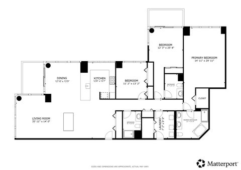 Tiny photo for 1600 S Prairie Avenue #1901, Chicago, IL 60616 (MLS # 12733300)