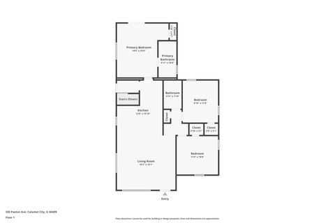 Tiny photo for 330 Paxton Avenue, Calumet City, IL 60409 (MLS # 12473616)