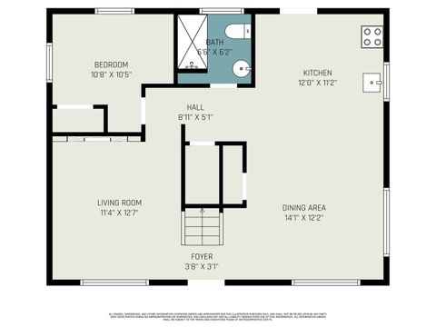 Tiny photo for 16784 Anthony Avenue, Hazel Crest, IL 60429 (MLS # 12639046)
