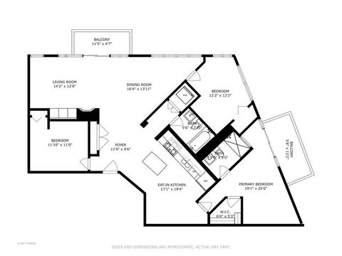 Tiny photo for 2222 W Diversey Avenue #407, Chicago, IL 60647 (MLS # 12450329)