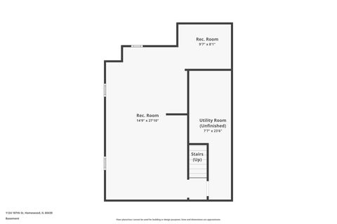 Tiny photo for 1124 187th Street, Homewood, IL 60430 (MLS # 12557230)