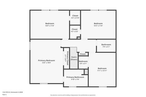 Tiny photo for 1124 187th Street, Homewood, IL 60430 (MLS # 12557230)