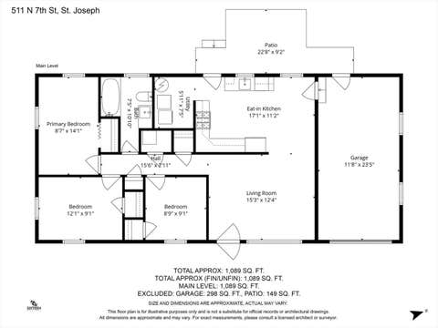 Tiny photo for 511 N 7th Street, St. Joseph, IL 61873 (MLS # 12730066)