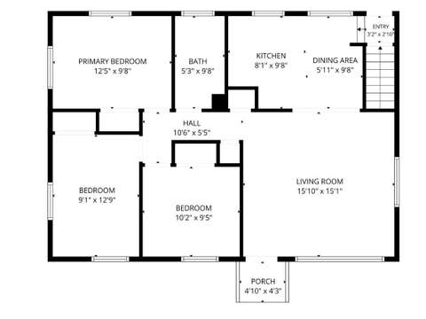 Tiny photo for 334 Hickory Street, Chicago Heights, IL 60411 (MLS # 12708764)