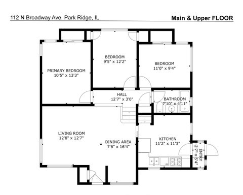 Tiny photo for 112 N Broadway Avenue, Park Ridge, IL 60068 (MLS # 12711340)