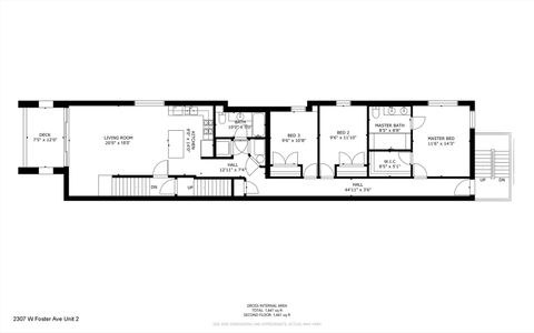 Tiny photo for 2307 W Foster Avenue #2, Chicago, IL 60625 (MLS # 12534545)
