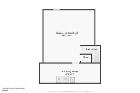 Tiny photo for 1610 Tahoe Circle Drive, Wheeling, IL 60090 (MLS # 12728709)