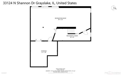 Tiny photo for 33124 N Shannon Drive, Grayslake, IL 60030 (MLS # 12608319)