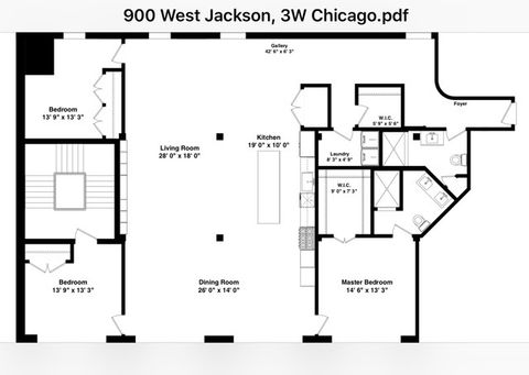 Tiny photo for 900 W JACKSON Boulevard #3W, Chicago, IL 60607 (MLS # 12605754)