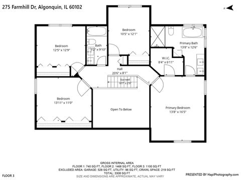 Tiny photo for 275 Farmhill Drive, Algonquin, IL 60102 (MLS # 12759717)
