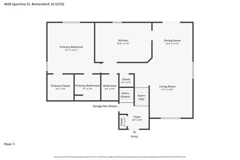 Tiny photo for 4038 Spartina Court, Bettendorf, IA 52722 (MLS # 12624787)