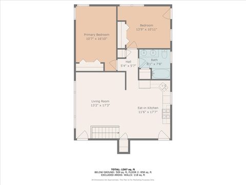 Tiny photo for 8646 W Berwyn Avenue #1N, Chicago, IL 60656 (MLS # 12491339)