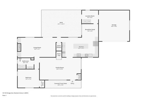 Tiny photo for 131 W Chicago Avenue, Downers Grove, IL 60515 (MLS # 12524630)