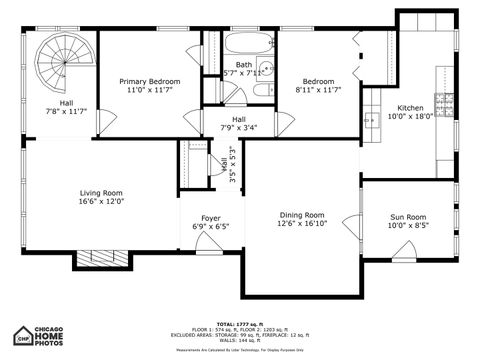 Tiny photo for 1626 W Highland Avenue #1W, Chicago, IL 60660 (MLS # 12435590)