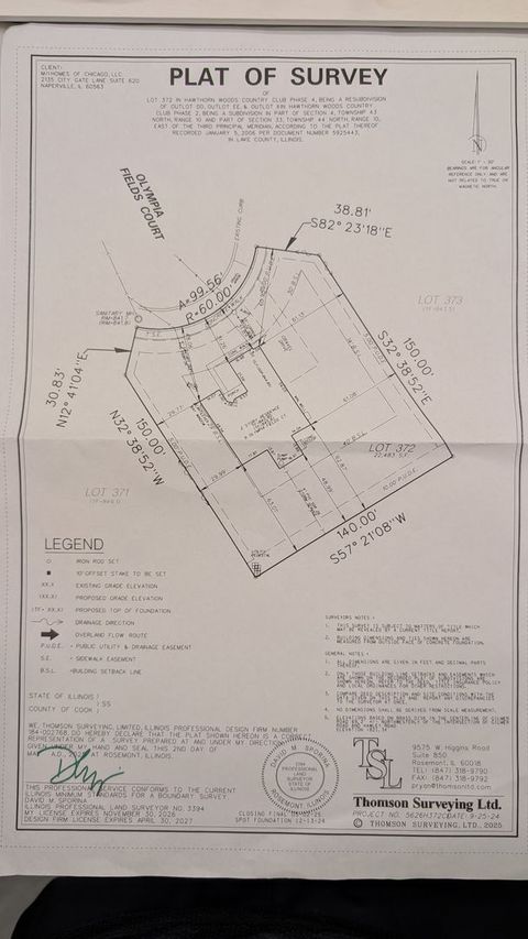 Tiny photo for 9 Olympia Fields Court, Hawthorn Woods, IL 60047 (MLS # 12655853)