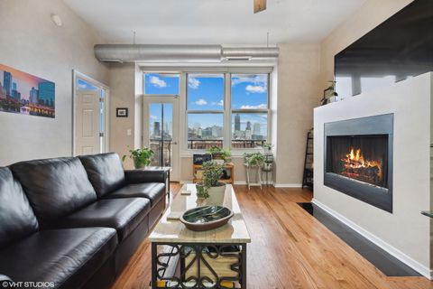 Tiny photo for 6 S Laflin Street #807S, Chicago, IL 60607 (MLS # 12616039)