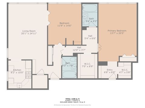 Tiny photo for 253 E Delaware Place #20G-E, Chicago, IL 60611 (MLS # 12471890)