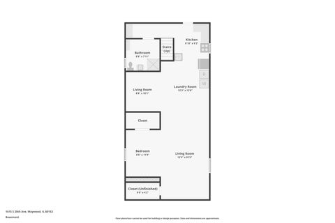 Tiny photo for 1615 S 20th Avenue, Maywood, IL 60153 (MLS # 12510993)