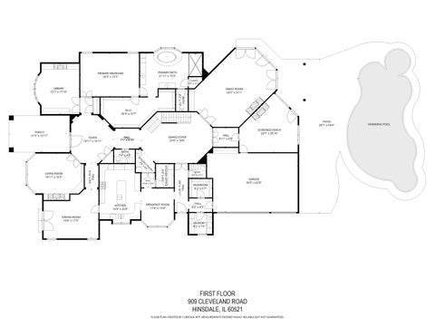 Tiny photo for 909 Cleveland Road, Hinsdale, IL 60521 (MLS # 12727217)