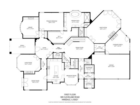 Tiny photo for 909 Cleveland Road, Hinsdale, IL 60521 (MLS # 12727217)