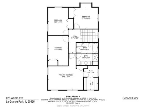 Tiny photo for 426 N Waiola Avenue, La Grange Park, IL 60526 (MLS # 12630438)
