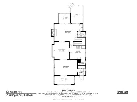 Tiny photo for 426 N Waiola Avenue, La Grange Park, IL 60526 (MLS # 12630438)