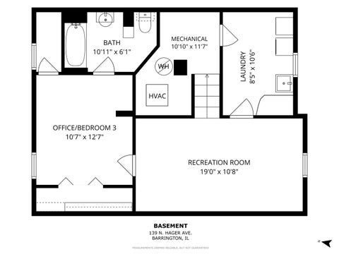 Tiny photo for 139 N Hager Avenue, Barrington, IL 60010 (MLS # 12791127)
