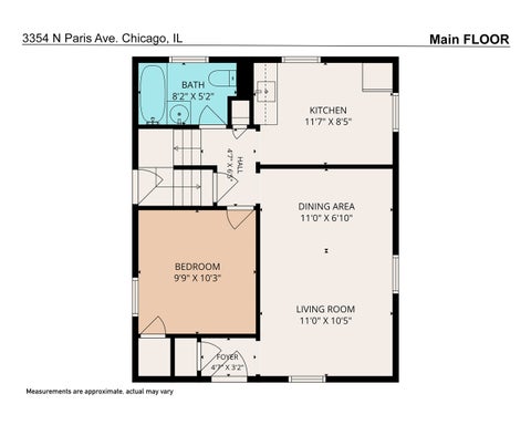 Tiny photo for 3354 N Paris Avenue, Chicago, IL 60634 (MLS # 12753390)