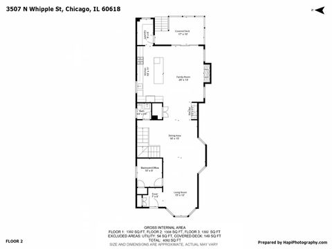 Tiny photo for 3507 N Whipple Street, Chicago, IL 60618 (MLS # 12390718)