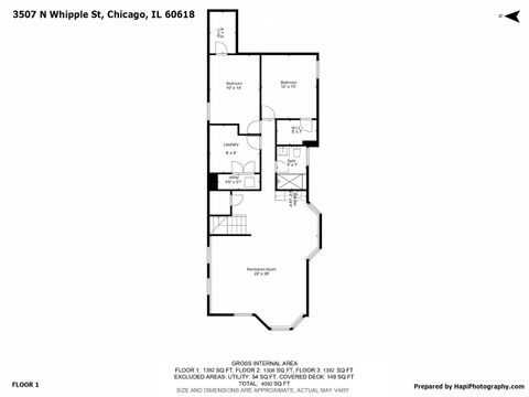 Tiny photo for 3507 N Whipple Street, Chicago, IL 60618 (MLS # 12390718)